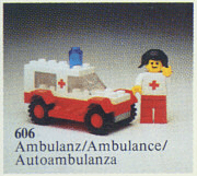 LEGO Ambulance (606-1) set, 1978