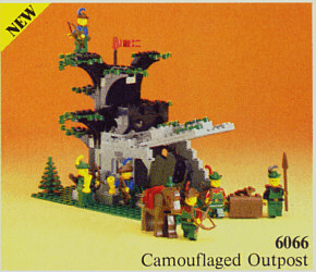 LEGO Camouflaged Outpost (6066-1) set, 1987