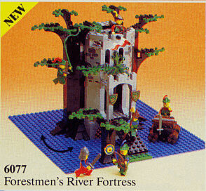 LEGO Forestmen's River Fortress (6077-2) set, 1989