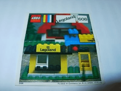 LEGO Kiosk (608-1) set, 1971