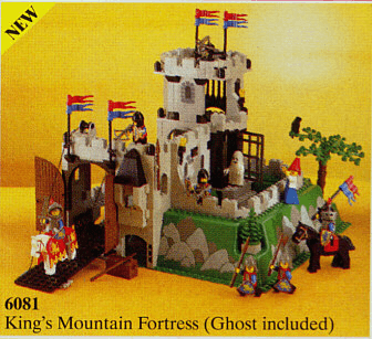 LEGO King's Mountain Fortress (6081-1) set, 1990