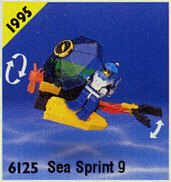 LEGO Sea Sprint 9 (6125-1) set, 1995