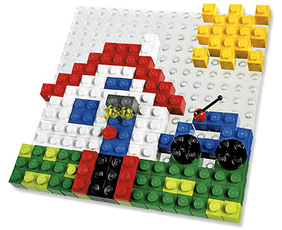 LEGO A World of LEGO Mosaic 4 in 1 (6162-1) set, 2007