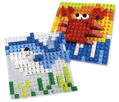 LEGO A World of LEGO Mosaic 9 in 1 (6163-1) set, 2007