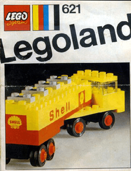 LEGO Shell Tanker Truck (621-2) set