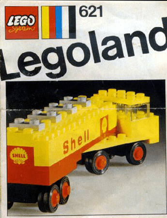 LEGO Shell Tanker Truck (621-2) set, 1970