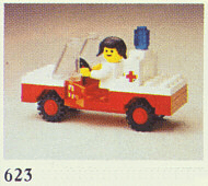 LEGO Medic's Car (623-1) set, 1978