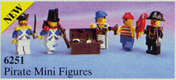 LEGO Pirate Mini Figures (Sea Mates) (6251-1) set
