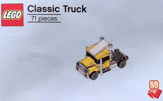LEGO Classic Truck (6258624-1) set, 2018