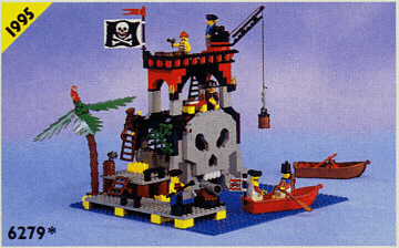 LEGO Skull Island (6279-1) set, 1995