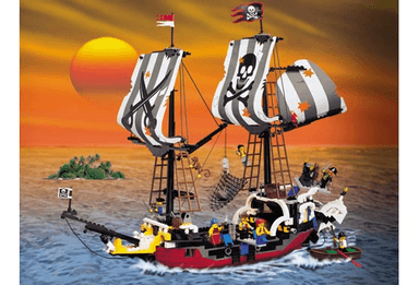 Pirate Battle Ship {Red Beard Runner Reissue}