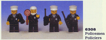 LEGO Policemen (6308-1) set, 1982