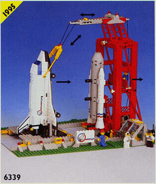 LEGO Shuttle Launch Pad (6339-1) set, 1995