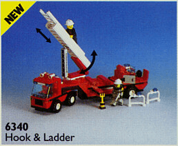 LEGO Hook & Ladder (6340-1) set, 1994