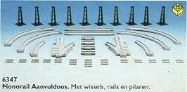 LEGO Monorail Accessory Track (6347-1) set, 1991