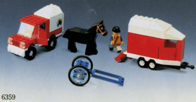 LEGO Horse Trailer (6359-1) set, 1986