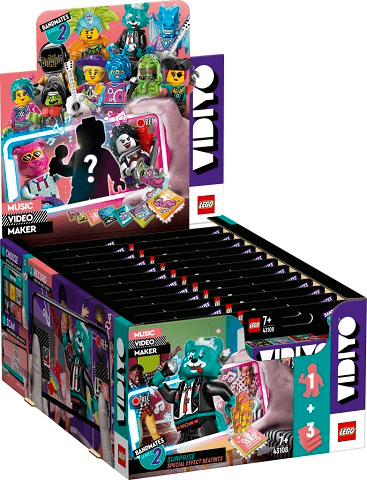 LEGO Minifigure, Vidiyo Bandmates, Series 2 (Box of 24) (6360744-1) set, 2021