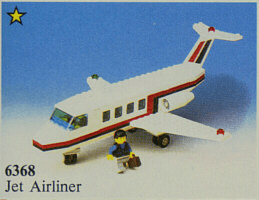 LEGO Jet Airliner (6368-1) set, 1985