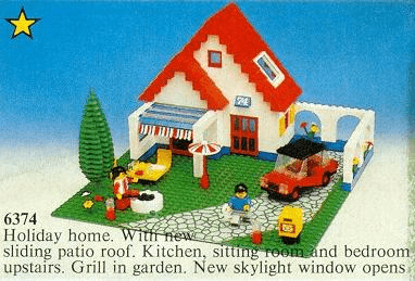 LEGO Holiday Home (6374-1) set, 1983