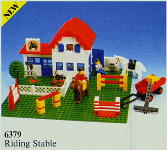 LEGO Riding Stable (6379-1) set, 1986