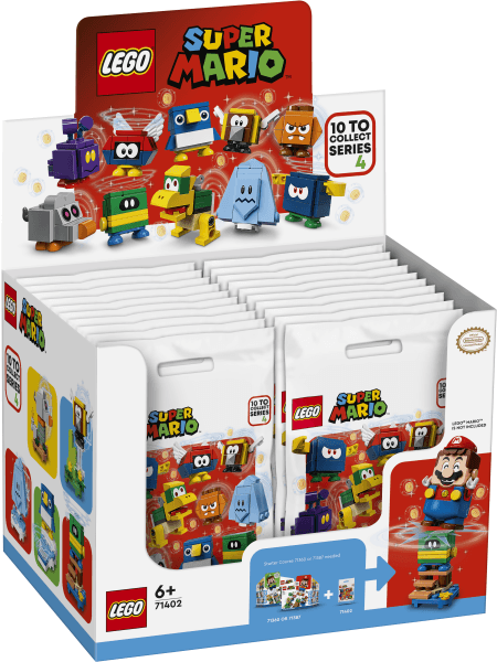 LEGO Character, Super Mario, Series 4 (Box of 18) (6379533-1) set, 2022
