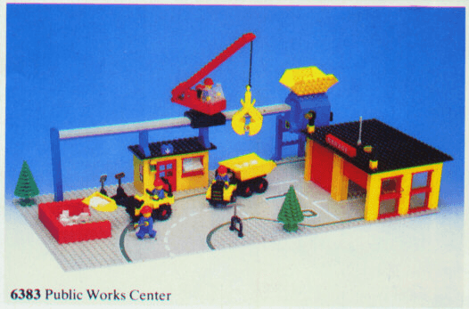 LEGO Public Works Center (6383-1) set, 1981