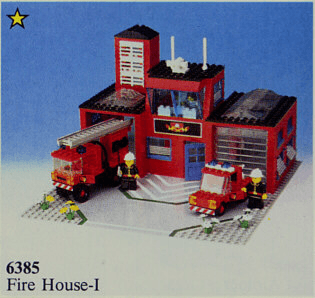 LEGO Fire House-I (6385-1) set, 1985