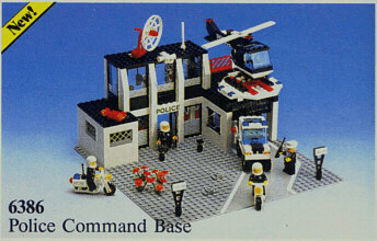 LEGO Police Command Base (6386-1) set, 1986