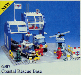 LEGO Coastal Rescue Base (6387-1) set, 1989