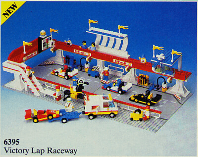 LEGO Victory Lap Raceway (6395-1) set, 1988