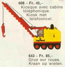 LEGO Mobile Crane (643-2) set