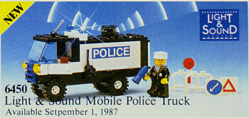 LEGO Mobile Police Truck (6450-1) set, 1986