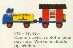 LEGO Mobile Site Office (646-2) set, 1971