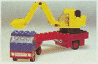 LEGO Low-Loader with Excavator (649-1) set