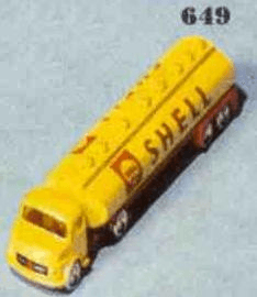LEGO 1:87 Mercedes Shell Tanker (649-2) set, 1966