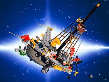 LEGO Flying Time Vessel (6493-1) set, 1996