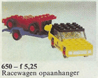 LEGO Car with Trailer and Racing Car (650-1) set
