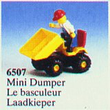 LEGO Mini Dumper (6507-1) set, 1989