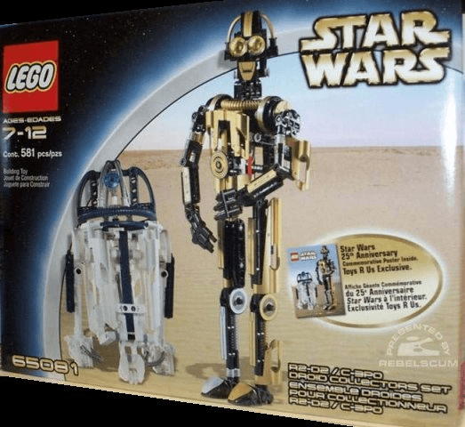 LEGO R2-D2 8009 / C-3PO 8007 Droid Collectors Set (65081-1) set, 2002