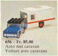 LEGO Car and Caravan (656-1) set