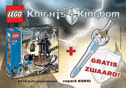 LEGO Knights Kingdom II Bundle Pack (Copack of Set 8876 with Gear 851211) (65851-1) set, 2005