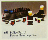 LEGO Police Patrol with Policemen (659-1) set