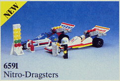 LEGO Nitro-Dragsters (Nitro Dragsters) (6591-1) set, 1989