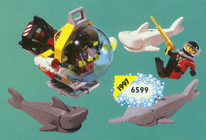 LEGO Shark Attack (6599-1) set, 1997
