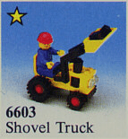 LEGO Shovel Truck (6603-1) set, 1985