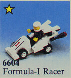LEGO Formula-I Racer (6604-1) set, 1985