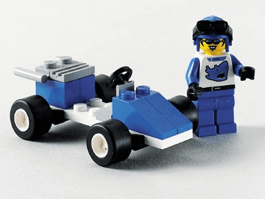LEGO Blue Racer (6618-1) set, 2000