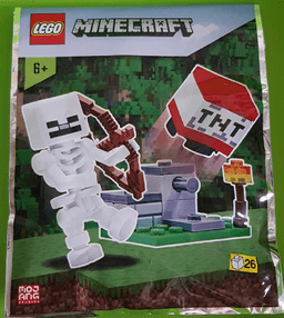 LEGO TNT Launcher and Skeleton foil pack (662102-1) set