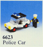 LEGO Police Car (6623-1) set, 1983