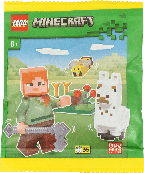 LEGO Alex, Baby Llama and Bee paper bag (662308-1) set, 2023